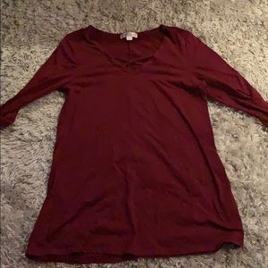 WINE RED Warehouse one shirt